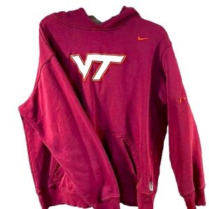 Nike Maroon Virginia Tech Hoodie - Size Medium | VT Hokies Fan Gear